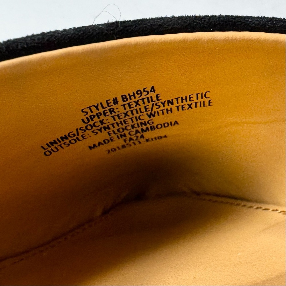J. Crew Zoe Suede d'Orsay Flats Size 8 Black - Picture 15 of 16